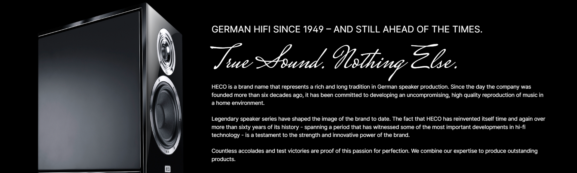 Про бренд Heco Audio: німецька Hi-Fi акустика - 75 років досвіду!